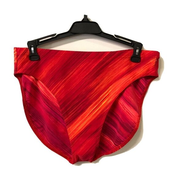 Body I.D Multicolor Striped Bikini Swim Bottoms Swimsuit - Picture 1 of 3